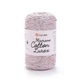 Шнур плетений з люрексом YarnArt macrame cotton Lurex 2мм капучино №727 - изображение 1