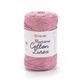Шнур плетений з люрексом YarnArt macrame cotton Lurex 2мм троянда люрекс срібло №743 - изображение 1