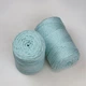 Шнур плетений з люрексом YarnArt macrame cotton Lurex 2мм м'ятний люрекс срібло №738 - изображение 2