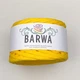 Пряжа стрічкова Barwa трикотажна плоска для в'язання макраме жовта кульбаба №44 - изображение 2