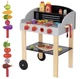 Drewniany grill Woopie Zestaw do szaszłyków i akcesoria 24 el. (58311) (5906280658311) - obraz 1