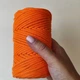 Шнур плетений YarnArt macrame cord помаранчевий 3 мм для макраме (№800) - изображение 5