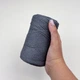 Шнур плетений YarnArt macrame cotton 2мм сірий (№774) - изображение 4