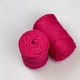 Шнур плетений YarnArt macrame cord яскраво-рожевий 3 мм для макраме (№803) - изображение 2