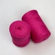 Шнур плетений YarnArt macrame cotton 2мм яскраво-рожевий (№803) - изображение 4