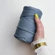 Шнур плетений YarnArt macrame cord джинс 3 мм для макраме (№761) - изображение 4