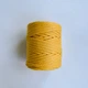 Шнур плетений YarnArt macrame cord 5 мм с сердечником для макраме жовтий (№764) - изображение 4