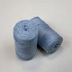 Шнур плетений з люрексом YarnArt macrame cotton Lurex 2мм блідно-блакитний (№729) - изображение 4