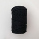 Шнур кручений YarnArt macrame rope 3мм чорний 250г (№750) - зображення 4