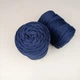 Шнур плетений YarnArt macrame cord 5 мм с сердечником для макраме темно-синій (№784) - изображение 2