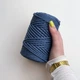 Шнур кручений YarnArt macrame rope 3мм джинс 250г (№761) - изображение 3