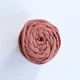 Шнур плетений YarnArt macrame cord 5 мм с сердечником для макраме троянда (№792) - изображение 5