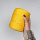 Шнур плетений YarnArt macrame cord 5 мм с сердечником для макраме гірчичний (№796) - изображение 5