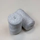 Шнур плетений з люрексом YarnArt macrame cotton Lurex 2мм білий (№720) - изображение 3