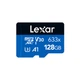 Карта пам'яті microSDXC (UHS-1 U3) Lexar High-Performance 633x 128Gb class 10 V30 A1 (100Mb/s) Blue Series (adapter SD) (LMS0633128G-BNAAA) - изображение 3