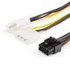 Кабель ATCOM (Video power) 8pin to 2molex, 15см 8604 - изображение 1