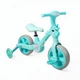 Дитячий велосипед-трансформер 4в1 Best Trike JM-0819-2, колеса EVA, металева рама, педалі, блакитний - зображення 1