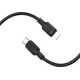 Дата кабель Borofone BX113 Lenny Type-C to Lightning 27W (3m) Black - зображення 3