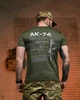 Тактична футболка AK-74 Olive — розмір XL - зображення 4