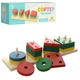 Дерев'яний сортер геометричні фігури Tree Toys - зображення 1