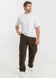 Штаны Карго Baggy с ремнем в поясе коричневые 3XL - изображение 1