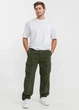 Штаны Карго Baggy с ремнем в поясе зеленые XL-2XL - изображение 1