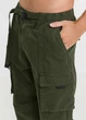 Штаны Карго Baggy с ремнем в поясе зеленые XL-2XL - изображение 3