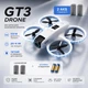 Квадрокоптер GT3 міні-дрон з HD камерою FPV WiFi складаний захист лопатей 2 АКБ батарейки подарунок - зображення 1
