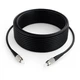 Патч-корд оптичний FC UPC to FC UPC, довжина 20м, одномодовий 9/125 3mm, чорний, для зовнішньої прокладки - зображення 1