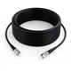 Патч-корд оптичний FC UPC to FC UPC, довжина 30м, одномодовий 9/125 3mm, чорний, для зовнішньої прокладки - зображення 1