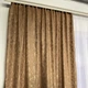 Льняные мраморные шторы ALBO кофейные 200×270 см, комплект 2 шт. (SH-M19-10) - изображение 3
