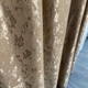Льняные мраморные шторы ALBO кофейные 200×270 см, комплект 2 шт. (SH-M19-10) - изображение 5