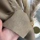 Плотные готовые шторы лен блэкаут светло коричневые Ореховые, стильные однотонные портьеры blackout от солнца - изображение 5