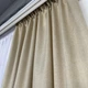Шторы легкие льняные ALBO бежевые 150×270 см, комплект 2 шт. (SH-M1-13) - изображение 6