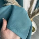 Микровелюровые шторы на тасьме ALBO бирюзовые 200×270 см, комплект 2 шт. (SH-PK-100) - изображение 7
