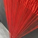 Нитяные шторы однотонные Красные 300x280 cm ALBO(NO-11) - изображение 4
