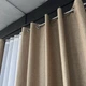 Легкие льняные шторы на люверсах ALBO кофейные 200×260 см, комплект 2 шт. (SH-LM1-20) - изображение 8