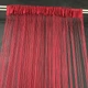 Нитяные шторы однотонные Бордовые 300x280 cm ALBO(NO-5) - изображение 5
