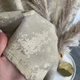 Жакардові мармурові штори бежевого кольору з білим шифоновим тюлем ALBO (SHTN-M23-5) - зображення 2