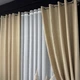 Легкие льняные шторы на люверсах ALBO бежевые 200×260 см, комплект 2 шт. (SH-LM1-13) - изображение 8