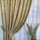 Шторы однотонные готовые Бежевый Мрамор 150*270 см на тесьме, с тюлю (SHTN-M19n-1) - изображение 4