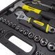 Набір інструментів комбінований слюсарний 1/4''-3/8'' 128 предметів WMC Tools 30128 - изображение 2