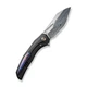 Ніж складаний туристичний WE Knife Ignio Mystery Box Ignio Mystery Box, (8.39 см) Damasteel (Hakkapella) / 6AL4V Titanium чорний - зображення 2