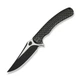 Ніж складний туристичний Weknife Dracarys, (9.1 см) Böhler M390 / титан 6AL4V чорний - зображення 1