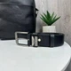 Мужская кожаная сумка планшетка стиль Armani + кожаный поясной ремень, подарочный комплект - изображение 3