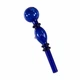 Скляна трубка для куріння Oil Bubble M Blue - зображення 2