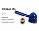 Стеклянная трубка для курения Oil Skull Mix Blue - изображение 2