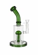 Бонг стеклянный Medusa M Green с перколятором 25 см - изображение 1