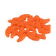 Ковпачки для кігтів антицарапки накладні Нігтик M (4-6 кг) 20 шт. Orange - зображення 2