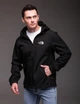 Куртка вітрівка чоловіча Softshell утеплена флісом XL чорна (4089336s4) - изображение 3